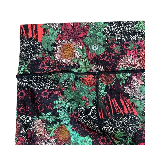 Lululemon Wunder Under Hi-Rise Tight 28" Zen Garden Multicolor Womens 8 - Picture 9 of 9